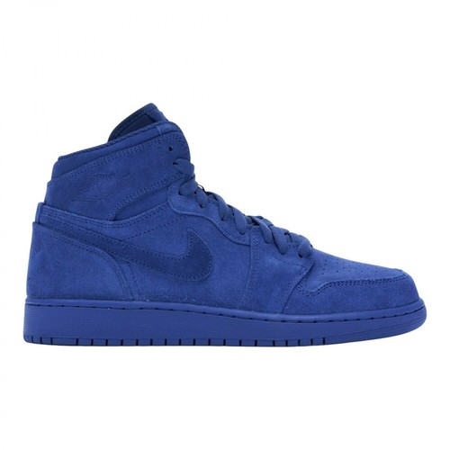 Nike, Sneakers Air Jordan 1 Retro (Gs) Blue Suede Niebieski, female, 3039.00PLN