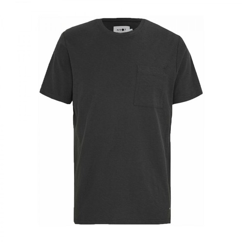 Nn07, T-shirt basique Aspen Czarny, male, 189.00PLN