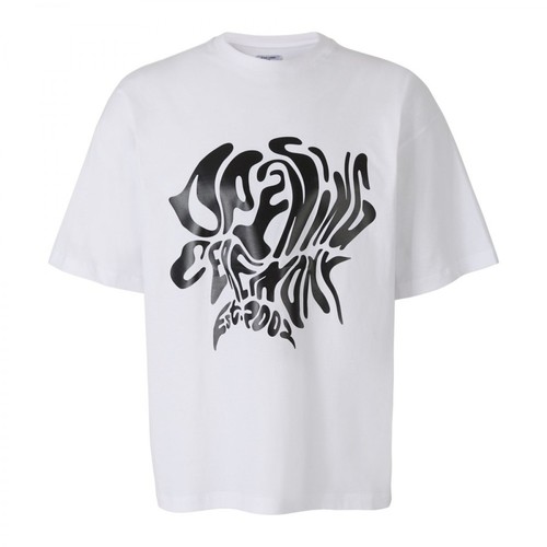 Opening Ceremony, Melted Logo T-Shirt Biały, male, 504.05PLN
