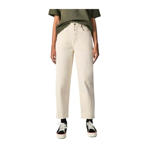 Pepe Jeans, Addison Balloon Trousers Beżowy, female, 392.00PLN