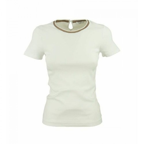 Peserico, Short-sleeved T-shirt Biały, female, 633.00PLN