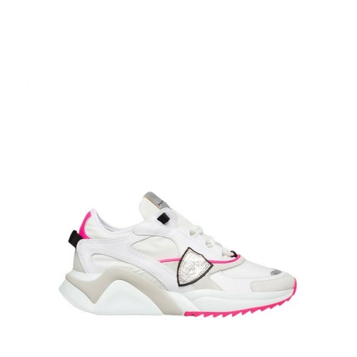Philippe Model, Eze Mondial Neon Low-top Sneakers Biały, female, 1202.00PLN