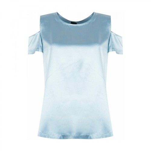 Pinko, T-shirt Triccaballacca Niebieski, female, 296.00PLN