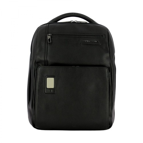 Piquadro, Akron 15.6 Large PC Backpack with Rfid Czarny, male, 1253.00PLN