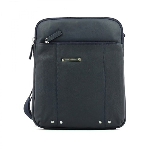 Piquadro, Organized bag for iPad / iPad®Air Niebieski, male, 567.00PLN