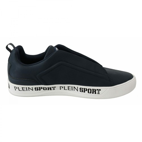 Plein Sport, slip on John Sneakers Shoes Czarny, male, 1290.44PLN