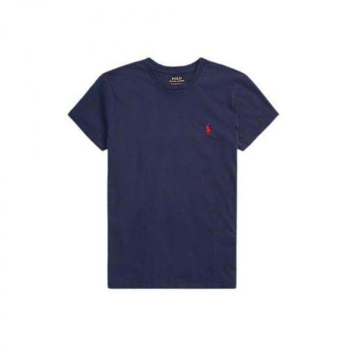 Polo Ralph Lauren, Crewneck T-Shirt Niebieski, male, 294.68PLN