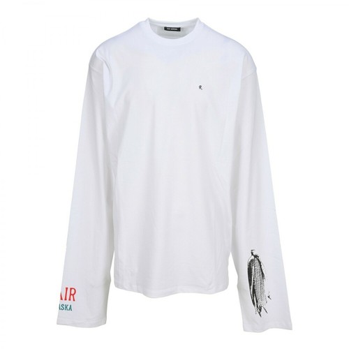 Raf Simons, T-Shirt 212M13319001 Biały, male, 1590.49PLN