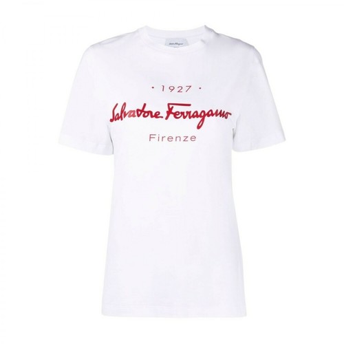 Salvatore Ferragamo, T-shirt Biały, female, 1323.00PLN