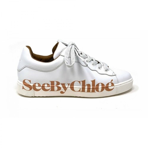 See by Chloé, Sb36033A Low Top Sneakers Biały, female, 726.00PLN