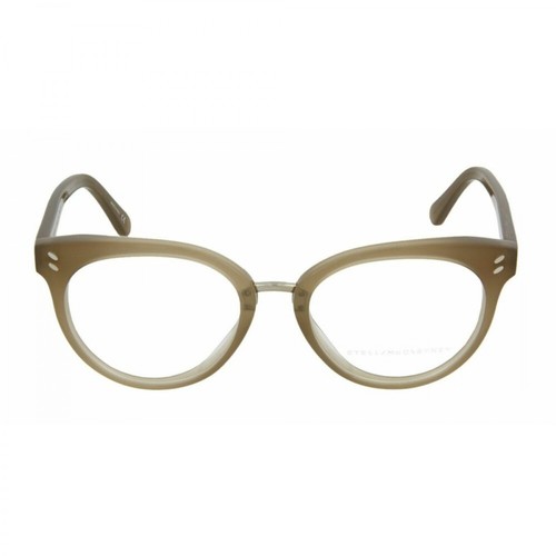 Stella McCartney Pre-owned, Okulary optyczne Cat-Eye z octanu Brązowy, female, 862.00PLN