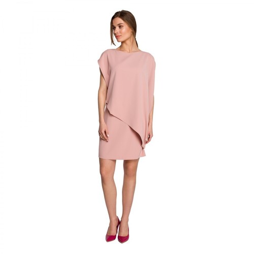 Style, Sukienka warstwowa Różowy, female, 265.00PLN