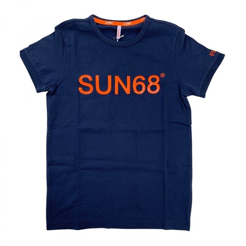Sun68, T-Shirt Niebieski, male, 286.00PLN