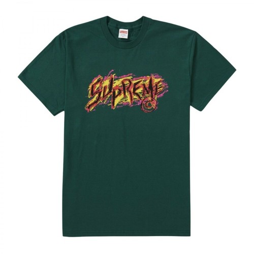 Supreme, T-Shirt Zielony, male, 878.00PLN