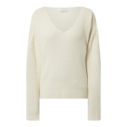 Sweter o kroju oversized z dodatkiem wełny z alpaki model ‘Suna’ 329.00PLN