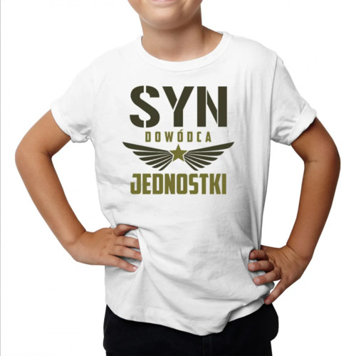 Syn Dowódca Jednostki - koszulka dziecięca z nadrukiem 49.00PLN