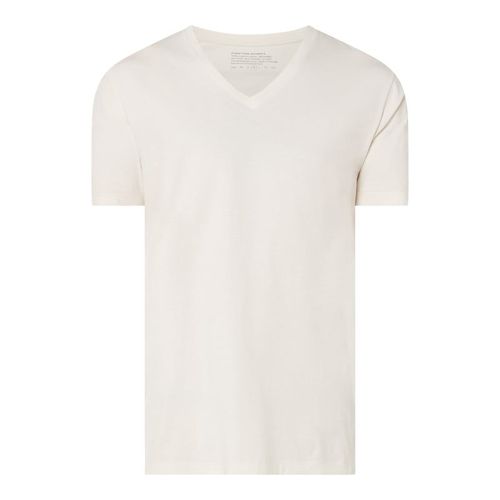 T-shirt z bawełny ekologicznej model ‘Vee’ 99.99PLN