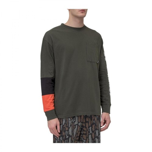 Timberland, T-Shirt with Pocket Zielony, male, 154.00PLN