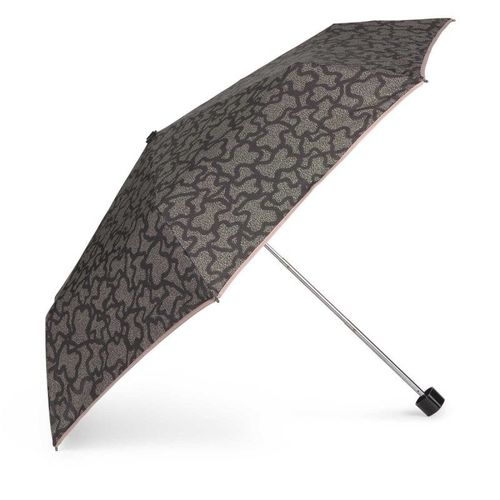 Tous Kaos Icon - Składany parasol w kolorze brązowo-czarnym 359.00PLN