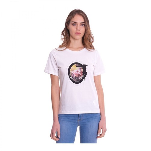 Trussardi, T-Shirt Biały, female, 297.00PLN