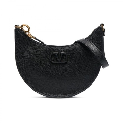Valentino, Mini Hobo Bag Czarny, female, 3936.00PLN
