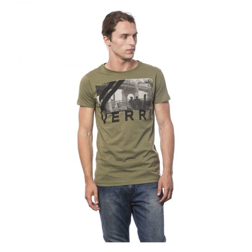 Verri, T-shirt Zielony, male, 243.92PLN