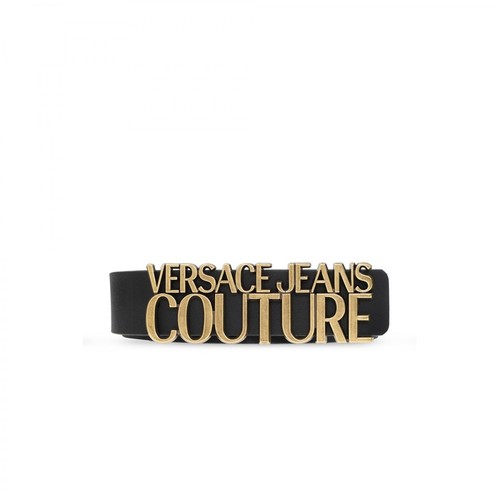 Versace Jeans Couture, Logo Belt Czarny, female, 484.00PLN