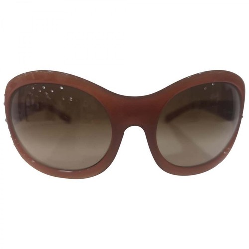 Versace Pre-owned, Sunglasses Czerwony, female, 1236.00PLN