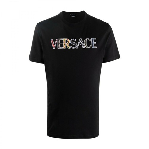 Versace, T-shirt Czarny, male, 1140.00PLN