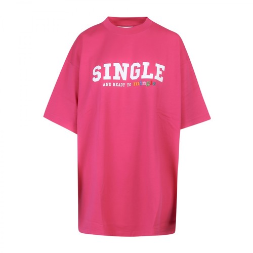 Vetements, T-Shirt Ue52Tr200P Różowy, female, 2057.07PLN