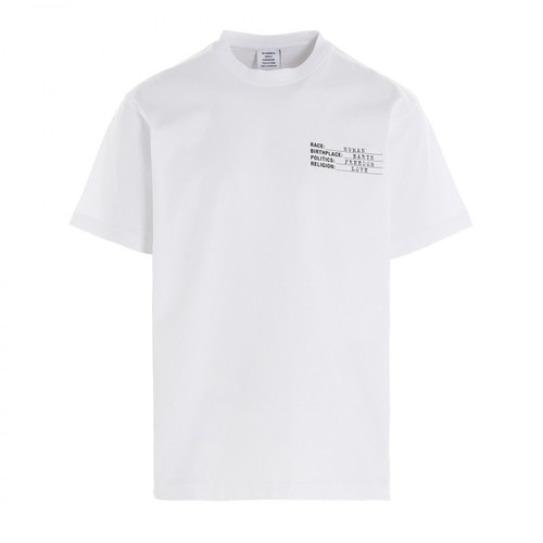 Vetements, T-shirts Biały, male, 1140.00PLN
