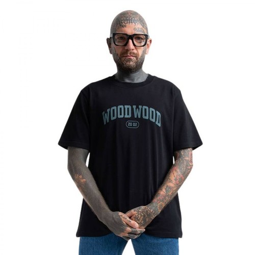 Wood Wood, T-shirt Czarny, male, 401.35PLN