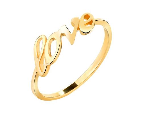 Złoty pierścionek - love 819.00PLN