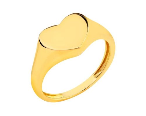 Złoty pierścionek - sygnet - serce 1489.00PLN