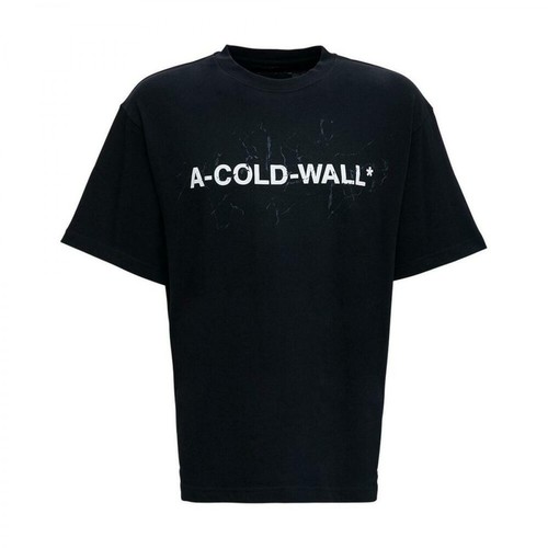 A-Cold-Wall, T-Shirt with Logo Czarny, male, 560.00PLN