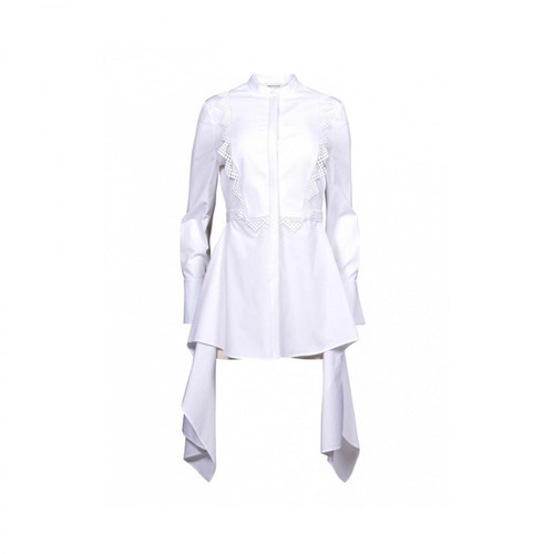 Alexander McQueen, Asymmetrical Shirt Biały, female, 1460.00PLN