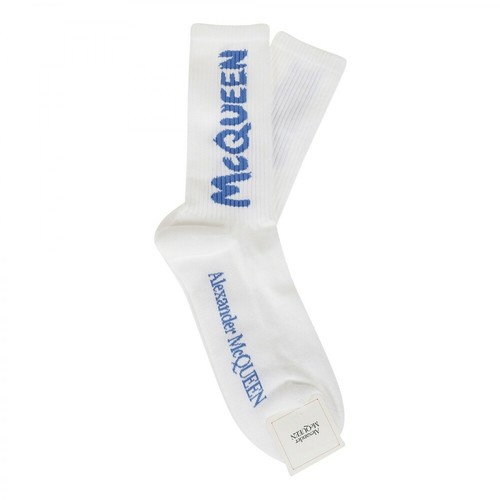 Alexander McQueen, socks Biały, male, 342.00PLN