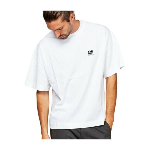 Ami Paris, T-Shirt Biały, male, 593.00PLN