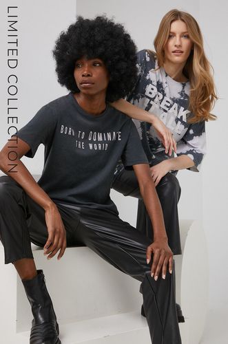 Answear Lab t-shirt bawełniany answear.LAB X limitowana kolekcja festiwalowa BE BRAVE 89.99PLN