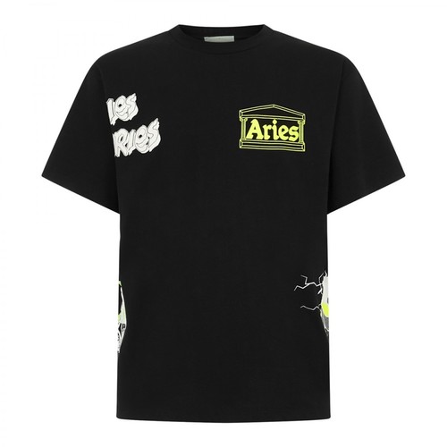 Aries, T-shirt Czarny, male, 463.40PLN