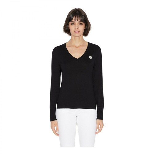Armani Exchange, t-shirt Czarny, female, 374.00PLN
