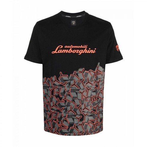 Automobili Lamborghini, T-shirt Czarny, male, 219.00PLN