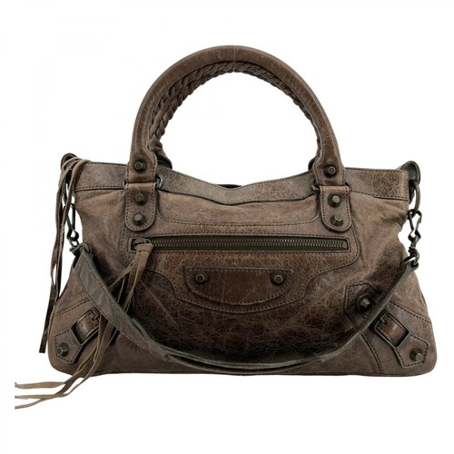 Balenciaga Vintage, Pre-owned The First Bag Brązowy, female, 2452.00PLN