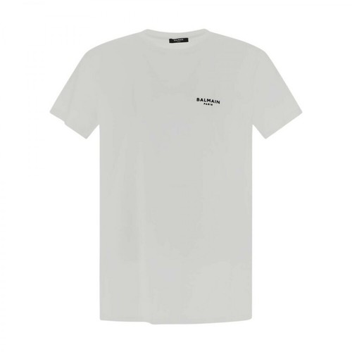 Balmain, Logo-print T-shirt Biały, male, 1254.00PLN