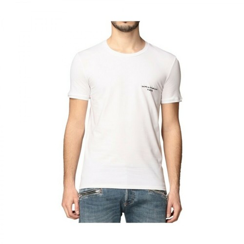 Balmain, Logo T-shirt Biały, male, 602.00PLN