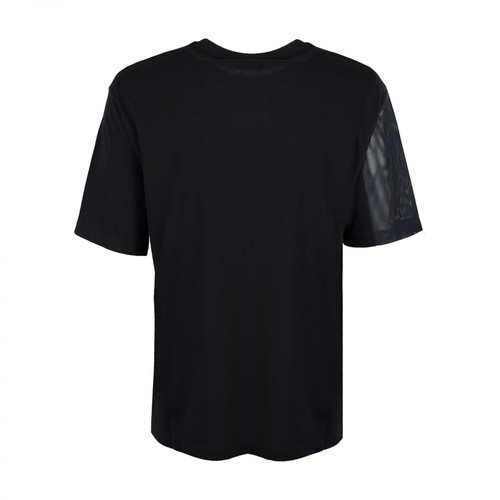 Bikkembergs, T-Shirt Oversize Czarny, male, 329.00PLN
