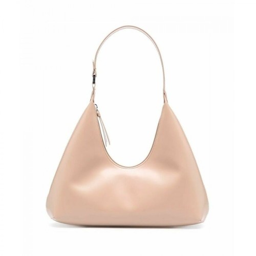 By FAR, Amber Semi Patent Leather BAG Różowy, female, 2600.00PLN
