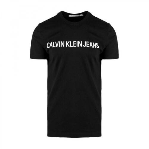 Calvin Klein Jeans, T-shirt Czarny, male, 306.87PLN