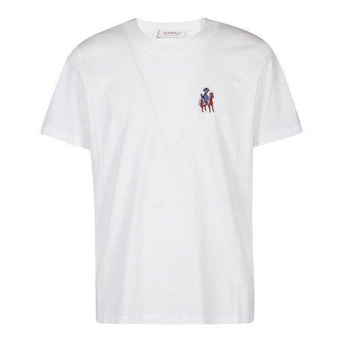 Canali, T-shirt Biały, male, 798.00PLN