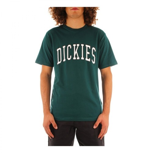 Dickies, Dk0A4X9Fb851 T-shirt Zielony, male, 212.00PLN